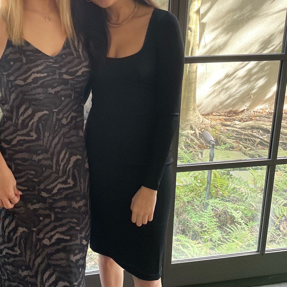 Wilfred Classic Black Long Sleeve Dress